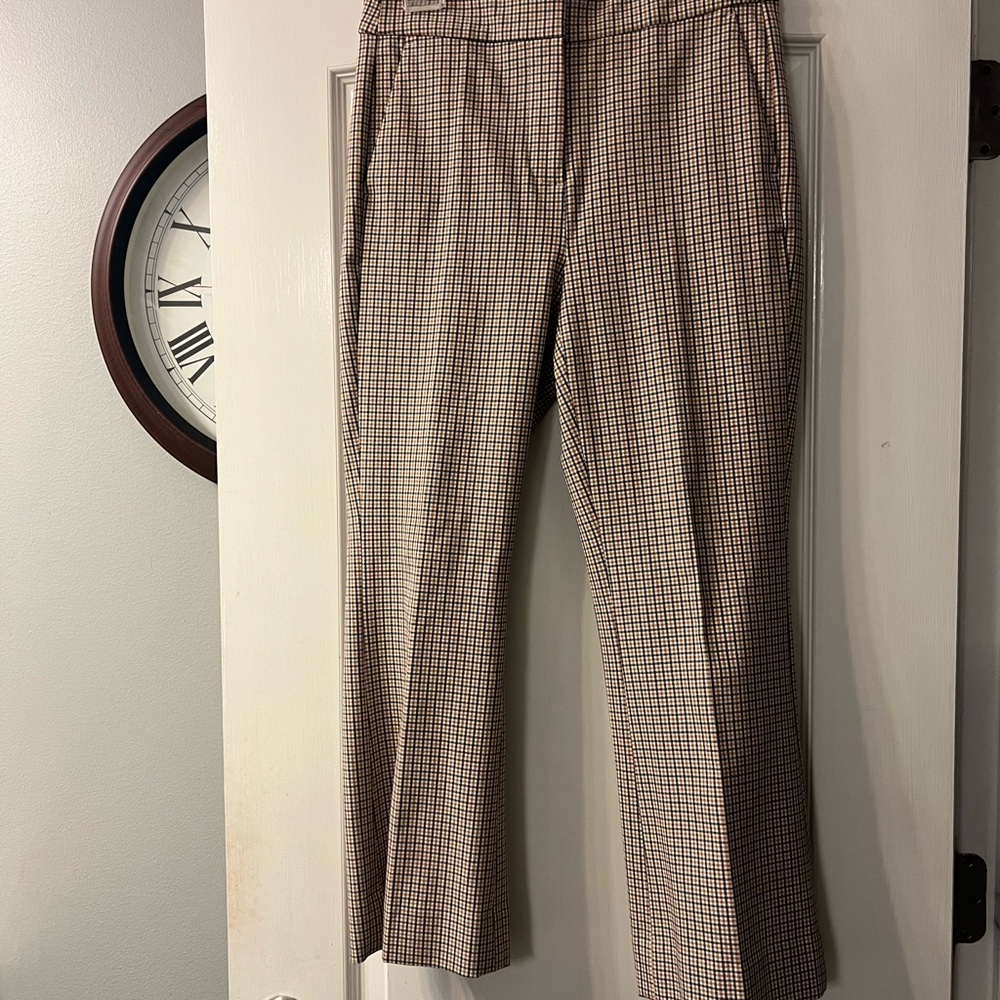 J. Crew plaid Kelsey pants size 2